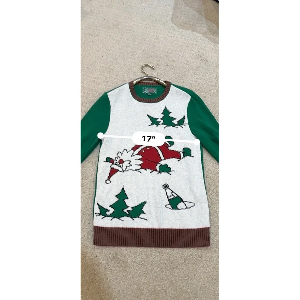ugly christmas sweater Santa‎ Size M